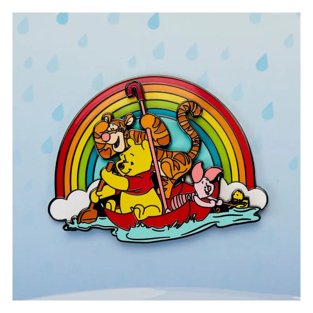 Disney by Loungefly Klizna emajlirana značka Winnie the Pooh Rainy Day Limited Edition 8 cm fotografija proizvoda