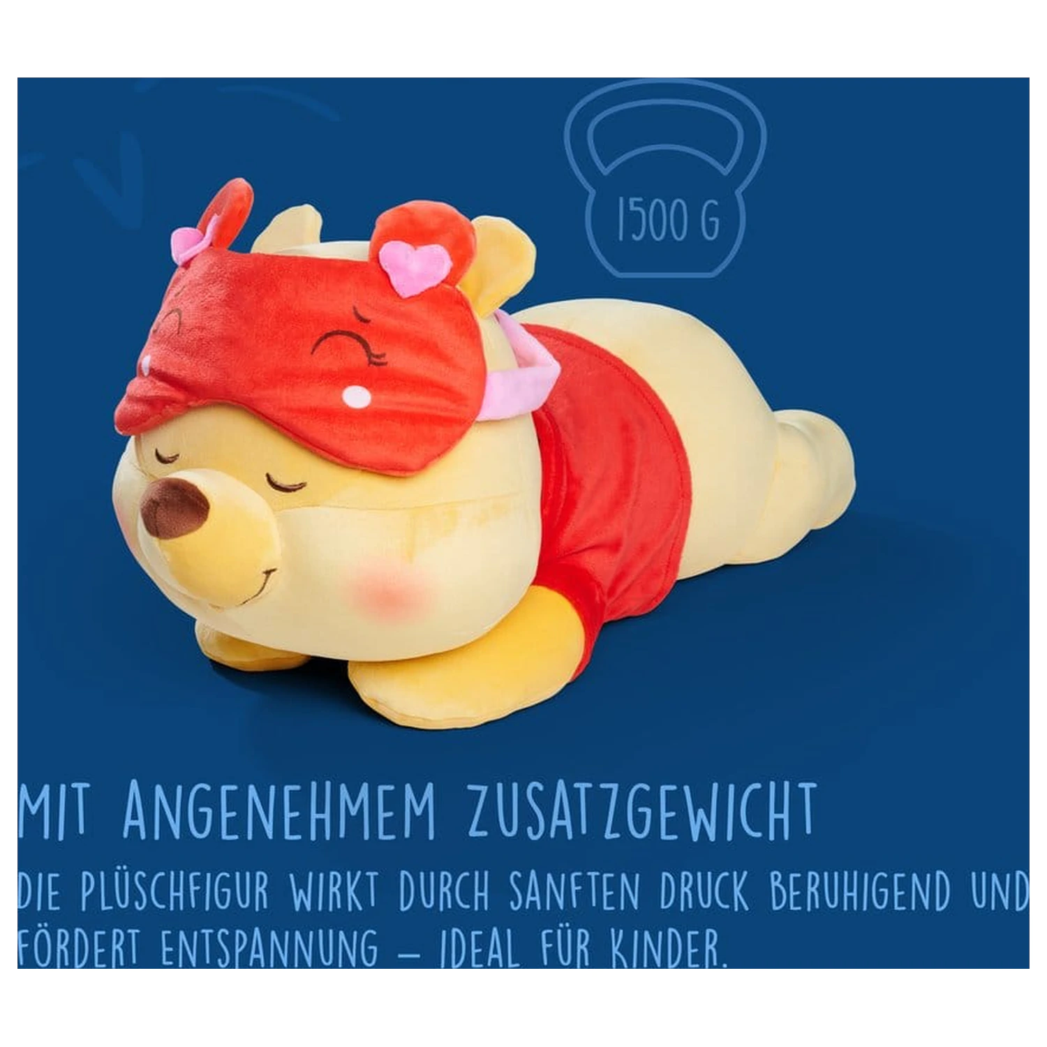 Disney Snuglets Wellbeing Heavy pliš figura Winnie the Pooh 40 cm fotografija proizvoda