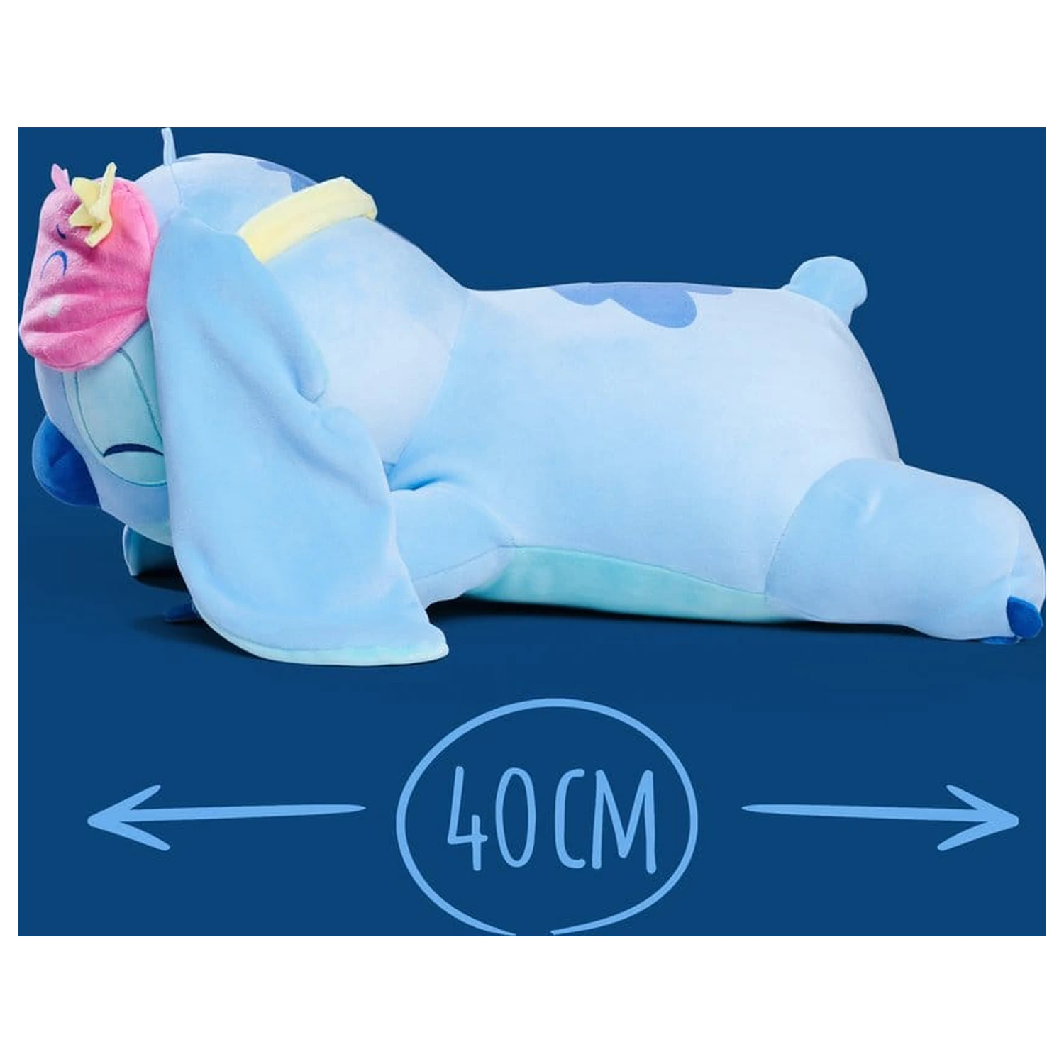 Disney Snuglets Wellbeing Heavy plišana figura Stitch 40 cm fotografija proizvoda