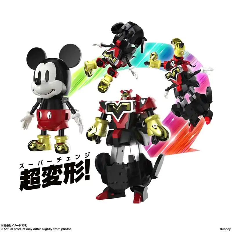 Disney Soul of Chogokin Diecast akcijska figura Super Change Mickey Mouse by Kunio Okawara 13 cm fotografija proizvoda