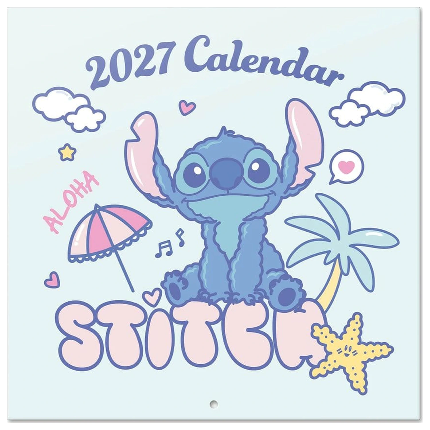 Disney Stitch 2027 Zidni kalendar 30 x 30 cm fotografija proizvoda