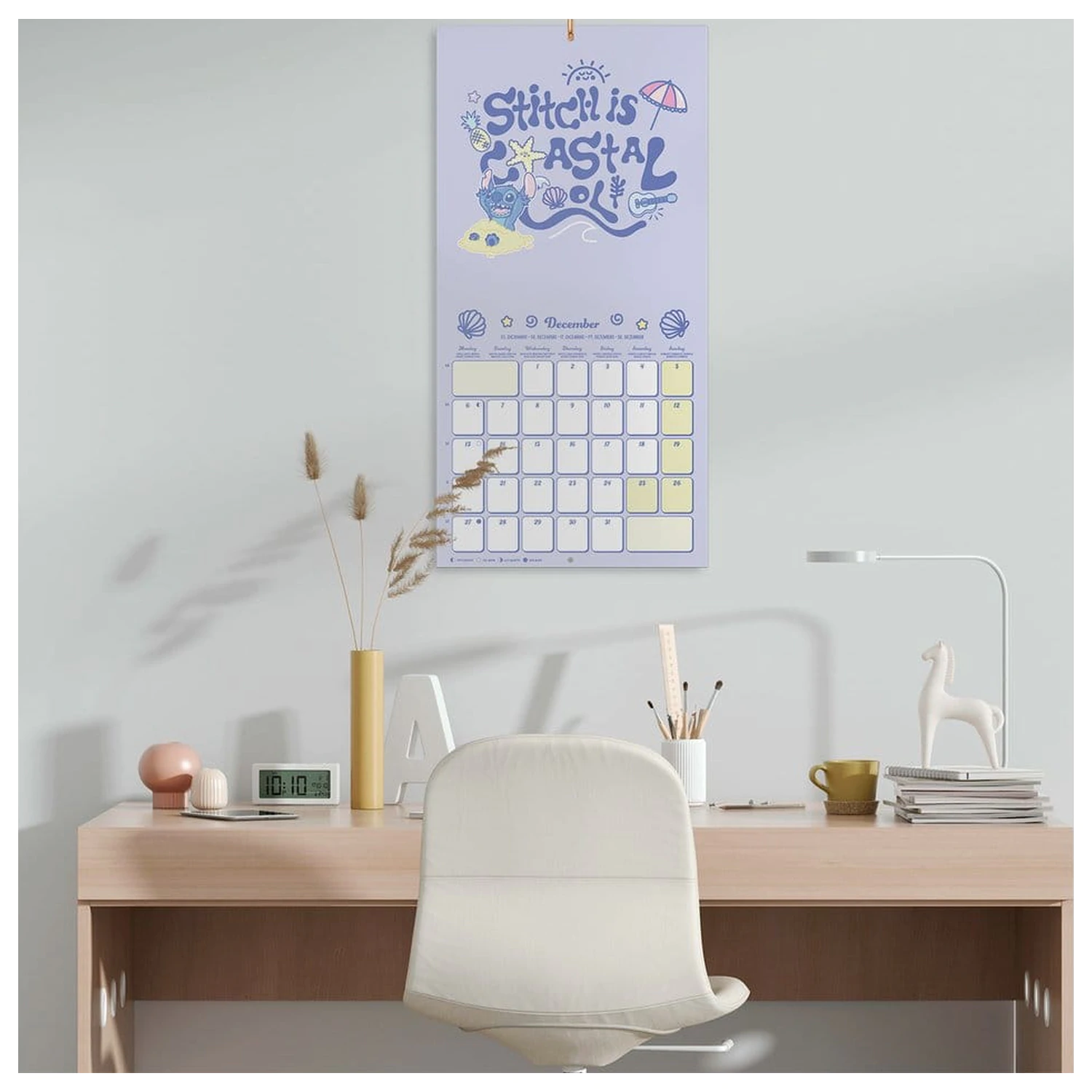Disney Stitch 2027 Zidni kalendar 30 x 30 cm fotografija proizvoda