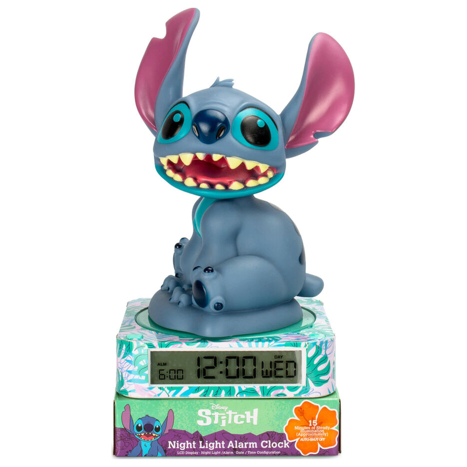 Disney Stitch 3D lampa s alarmom fotografija proizvoda
