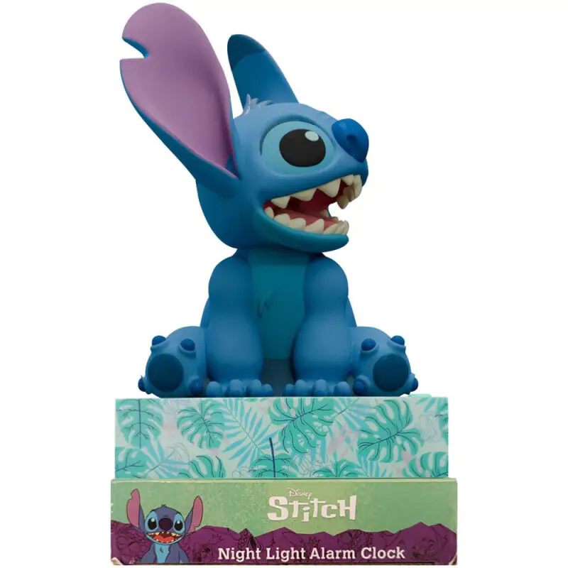 Disney Stitch 3D lampa s budilicom fotografija proizvoda