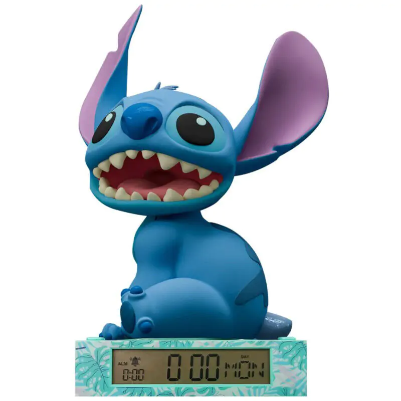 Disney Stitch 3D lampa s budilicom fotografija proizvoda