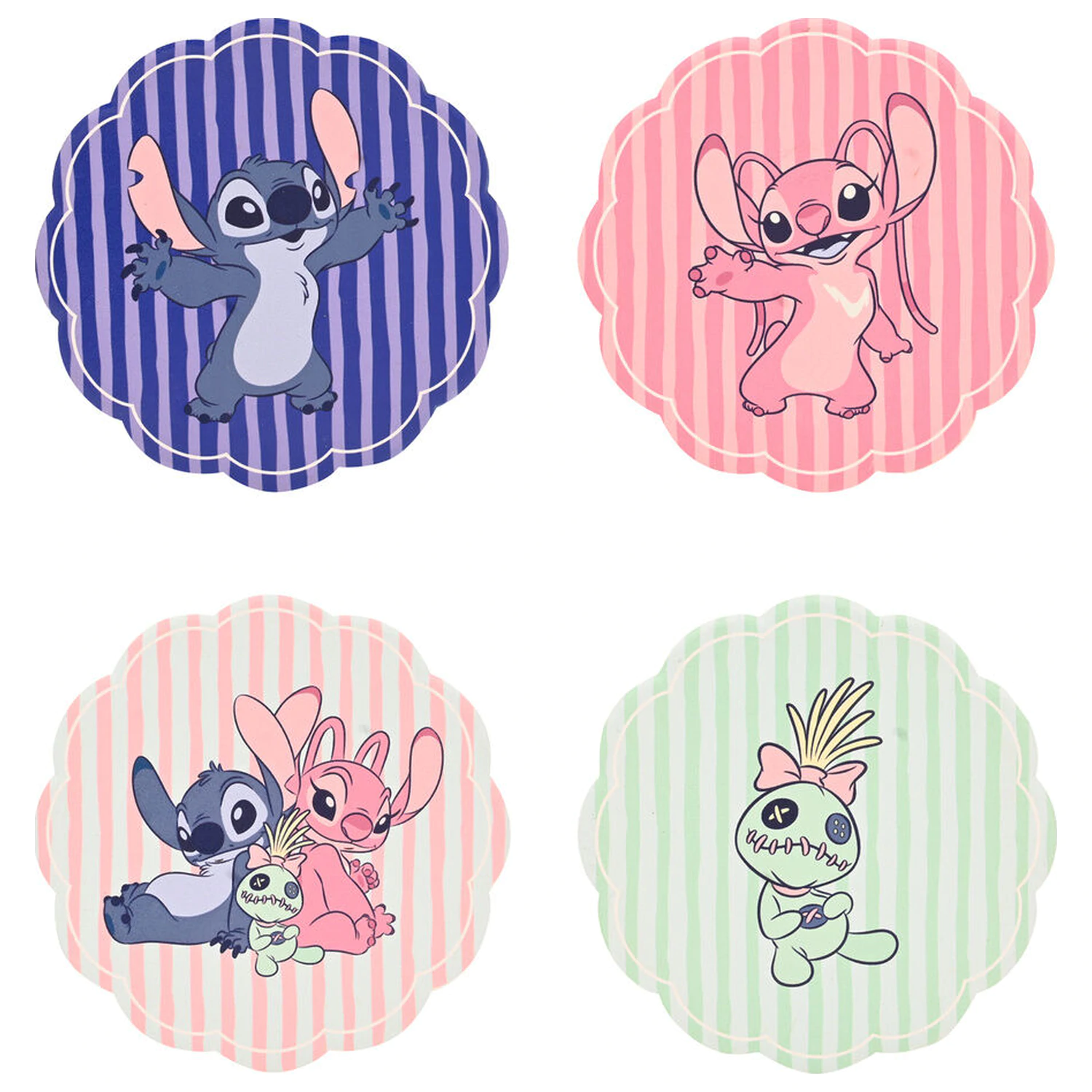Disney Stitch set od 4 keramička podmetača fotografija proizvoda