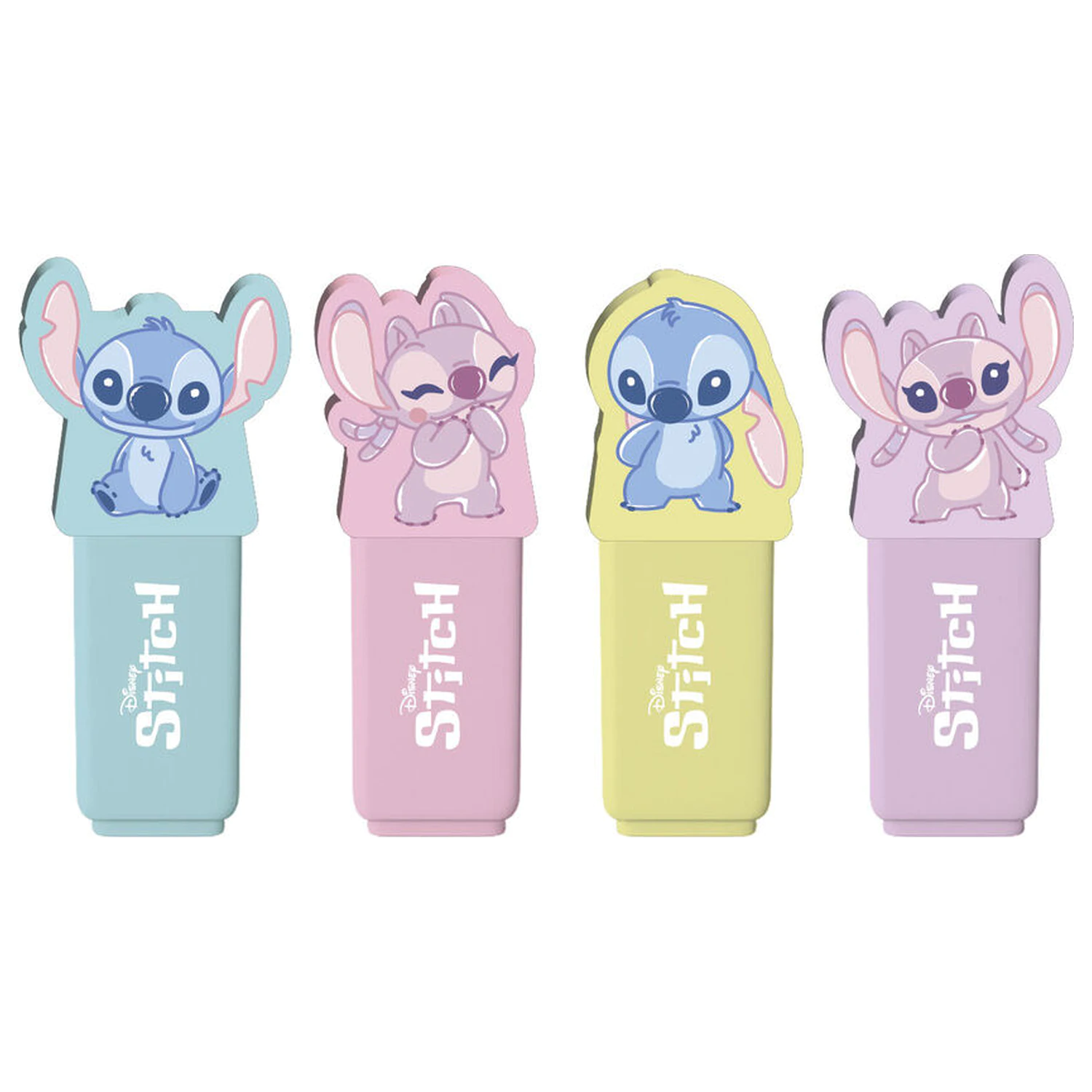 Disney Stitch set od 4 markera s topperom fotografija proizvoda