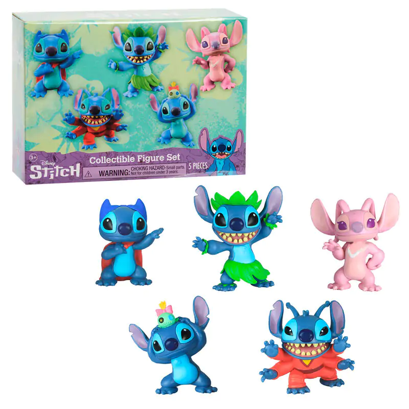 Disney Stitch pakiranje 5 figura 7cm fotografija proizvoda