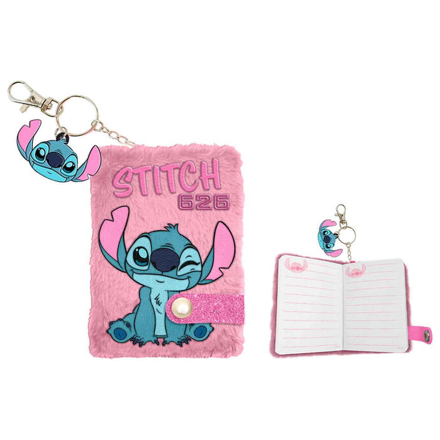 Disney Stitch A7 plišani blok + olovka fotografija proizvoda