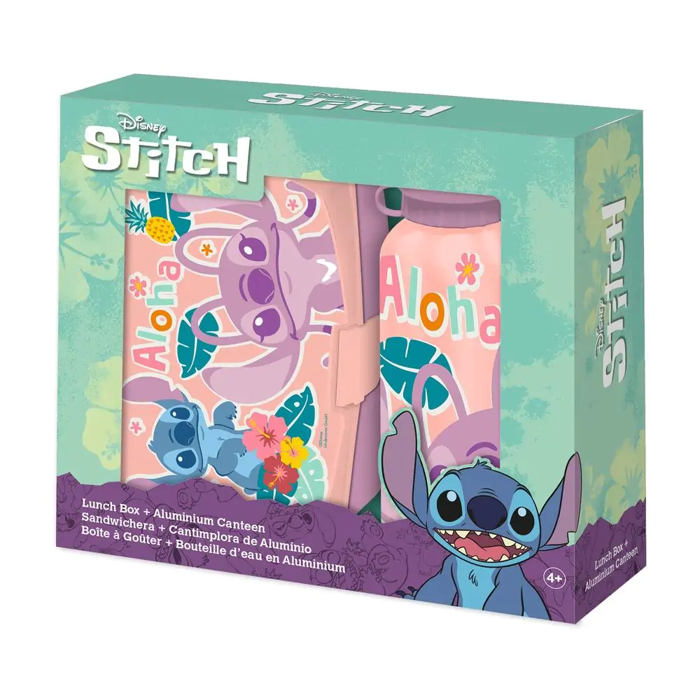 Disney Stitch aluminijska boca 500 ml + kutija za ručak fotografija proizvoda