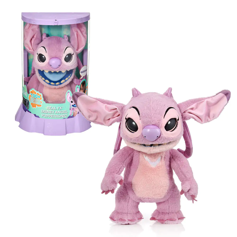 Disney Stitch Angel električna interaktivna lutka figura 45 cm fotografija proizvoda