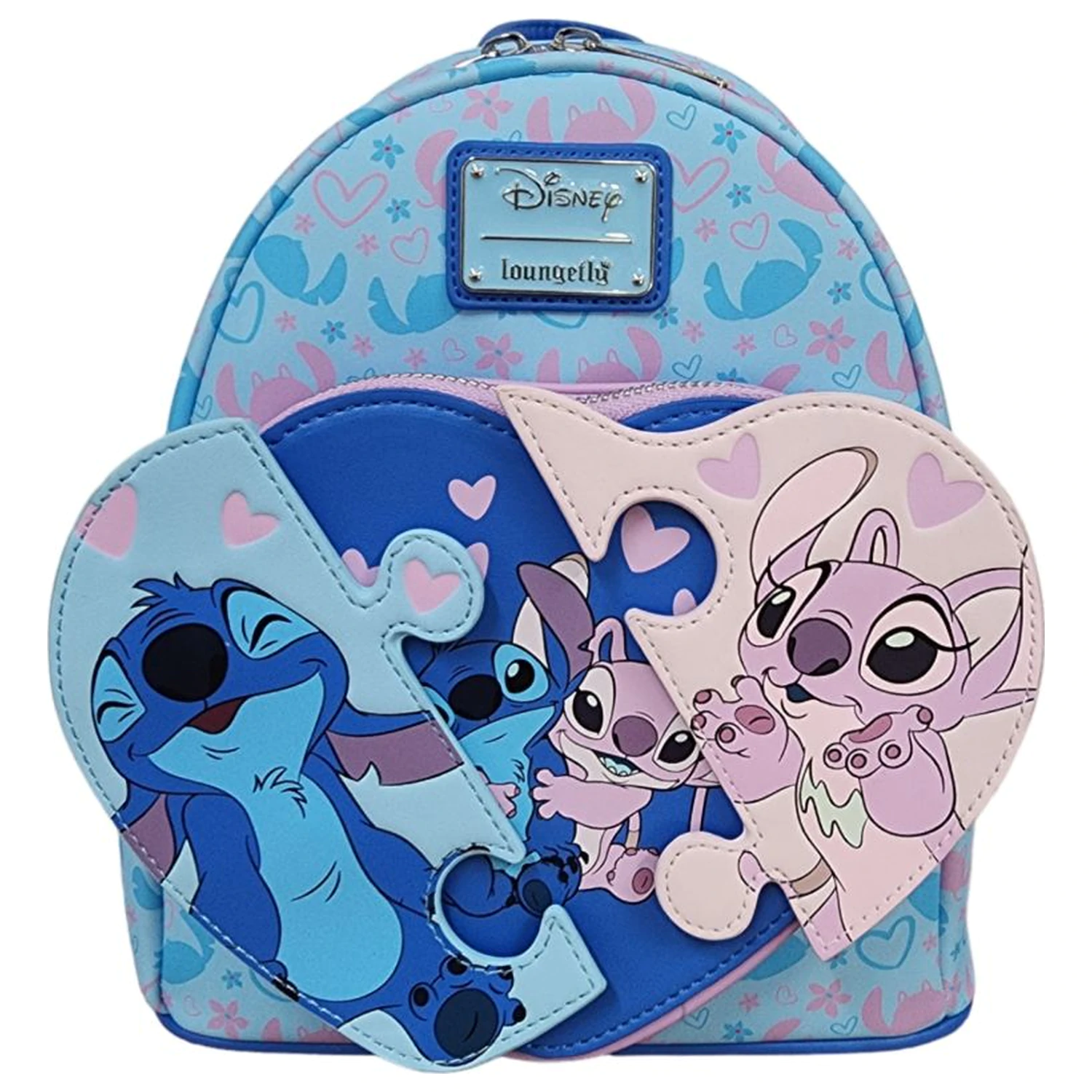 DISNEY Stitch & Angel Mini ruksak LoungeFly "Exclusive Edition" fotografija proizvoda