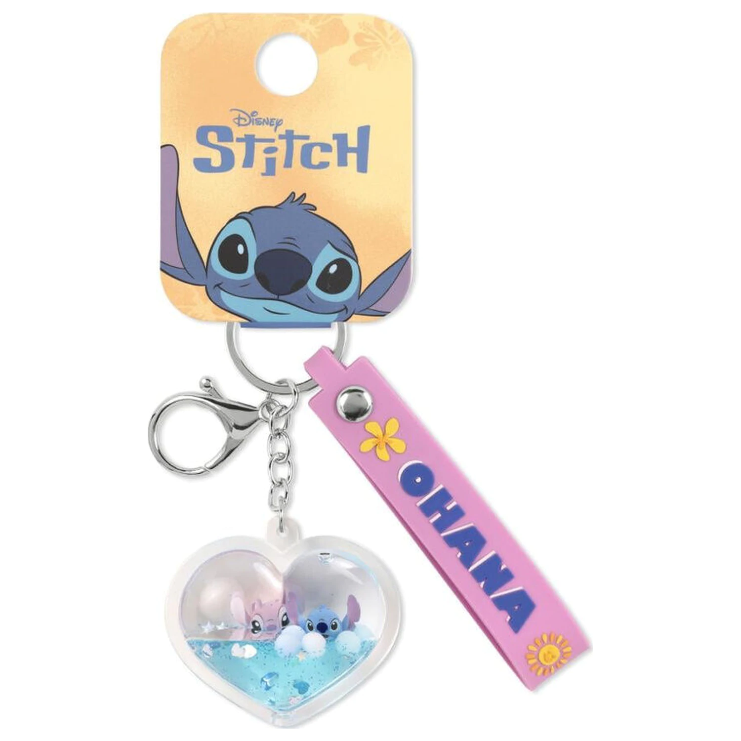 Disney Stitch & Angel Ohana Srce privjesak za ključeve fotografija proizvoda