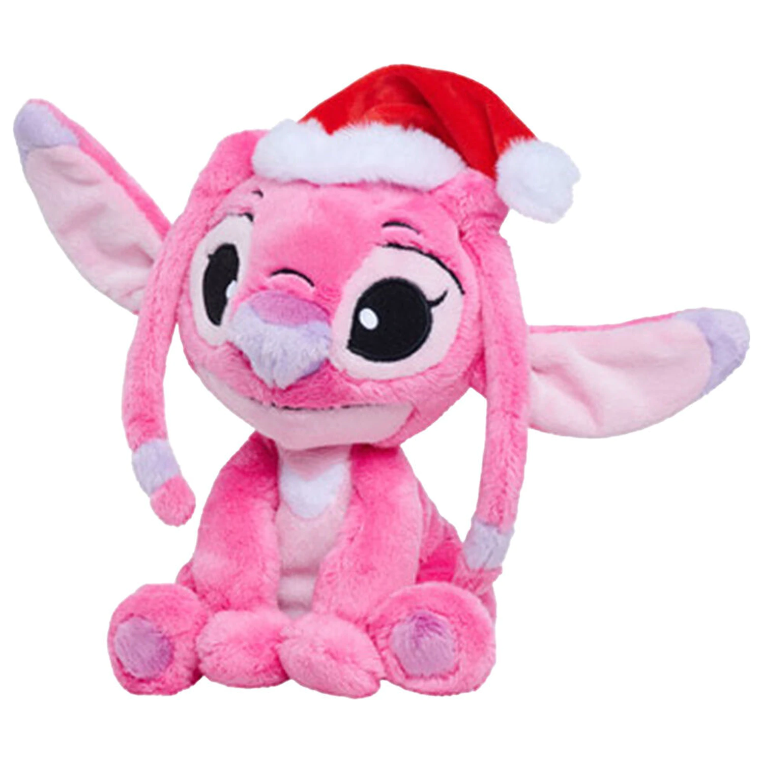 Disney Stitch Angel Božićna kapa Djeda Božićnjaka 25 cm fotografija proizvoda
