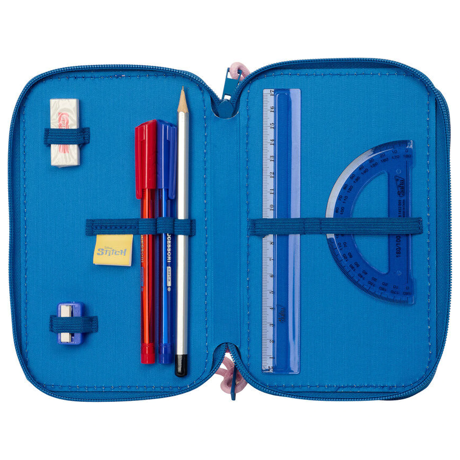 Disney Stitch & Angel trostruka pernica 37 komada fotografija proizvoda