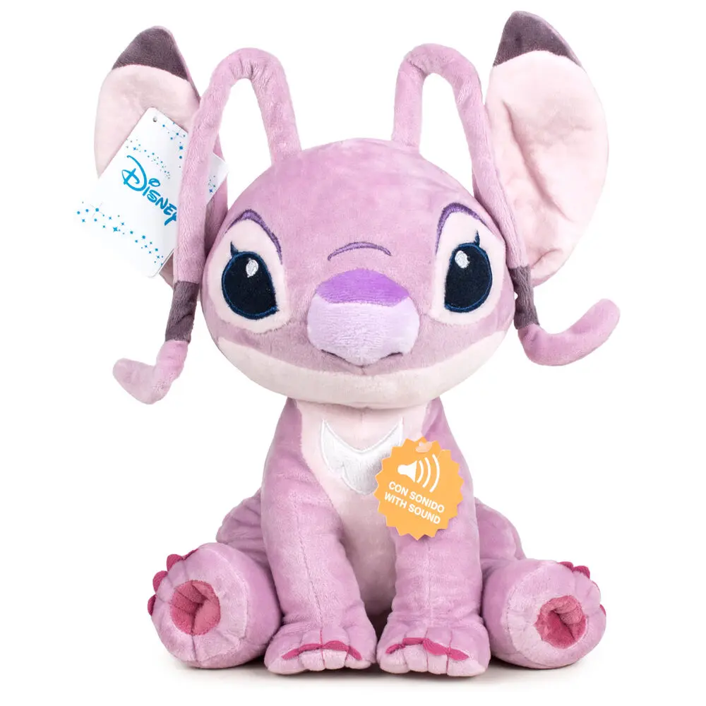 Disney Stitch Angel mekani plišana igračka sa zvukom 20 cm fotografija proizvoda