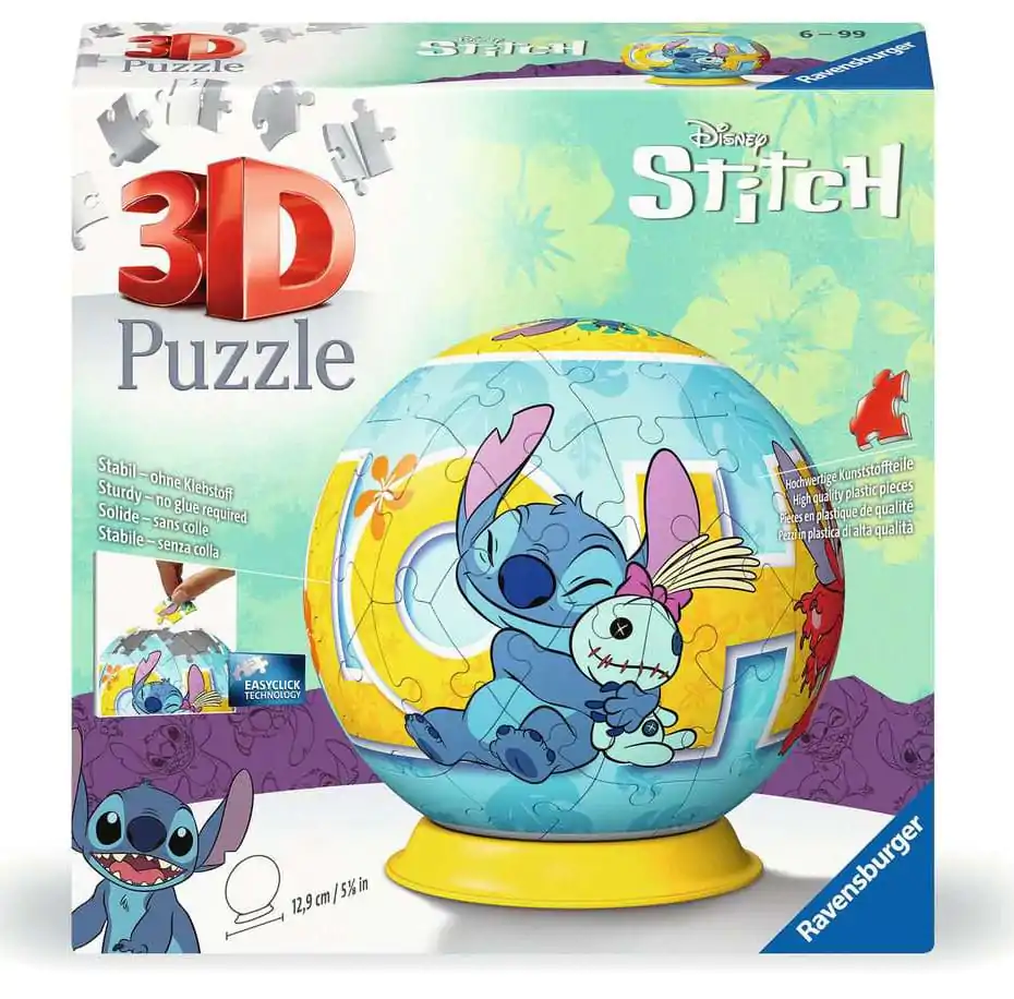 Disney Stitch 3D Puzzle Lopta Stitch (73 komada) fotografija proizvoda