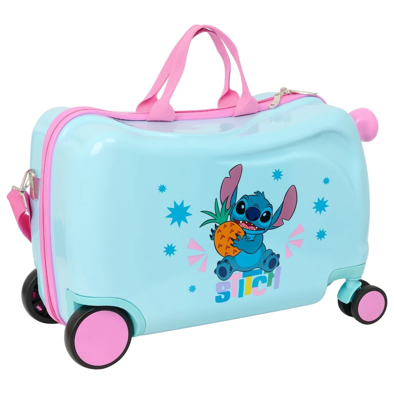 Disney Stitch Bright ABS putni kovčeg na kotačima 44cm fotografija proizvoda