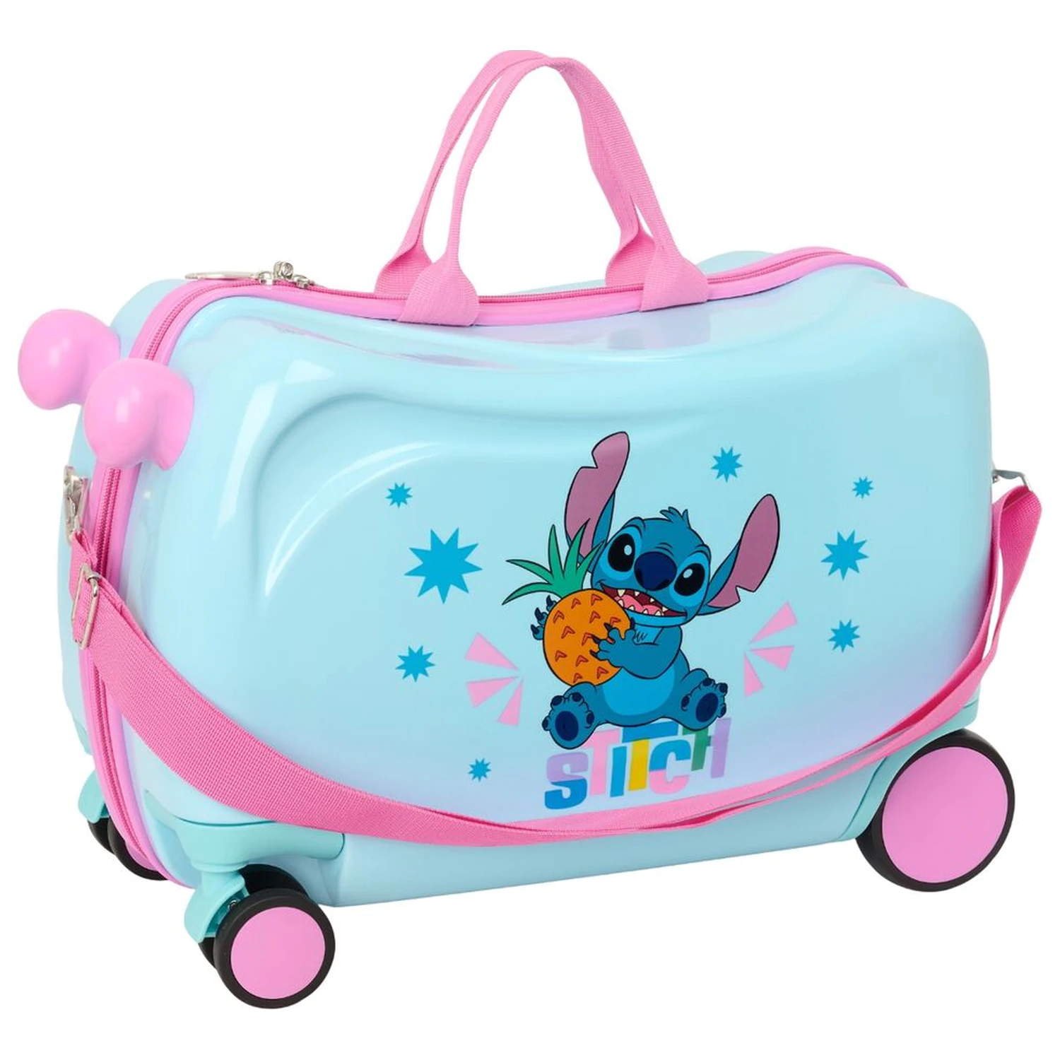 Disney Stitch Bright ABS putni kovčeg na kotačima 44cm fotografija proizvoda