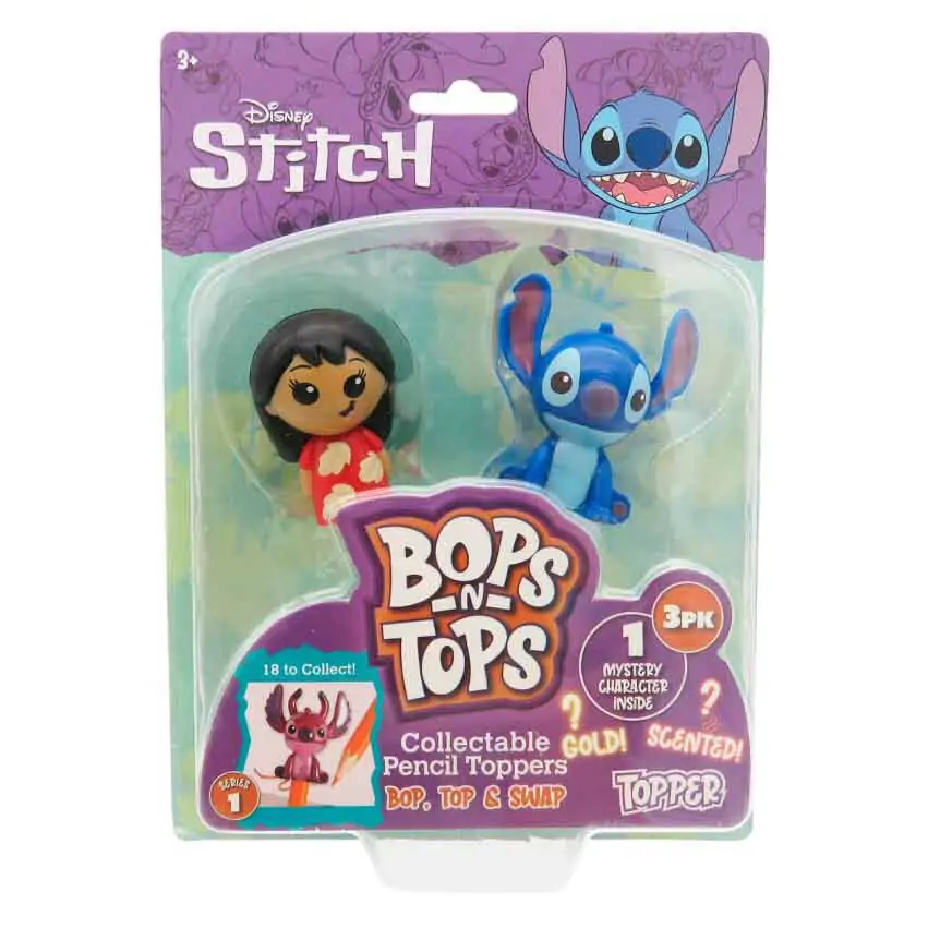Disney Stitch blister 3 ukrasne figure olovke fotografija proizvoda