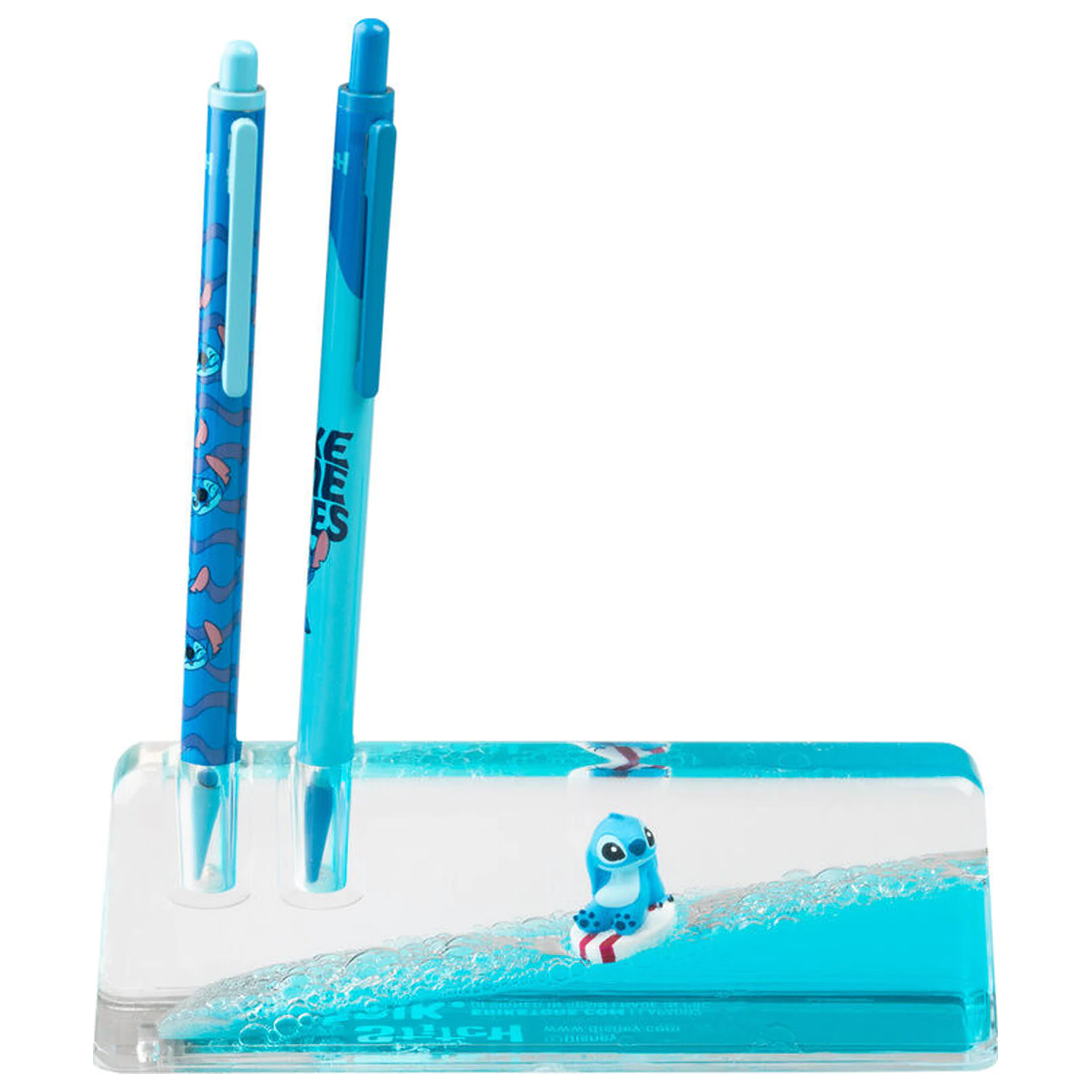 Disney Stitch set olovaka, kemijske olovke i akrilnog stalka fotografija proizvoda