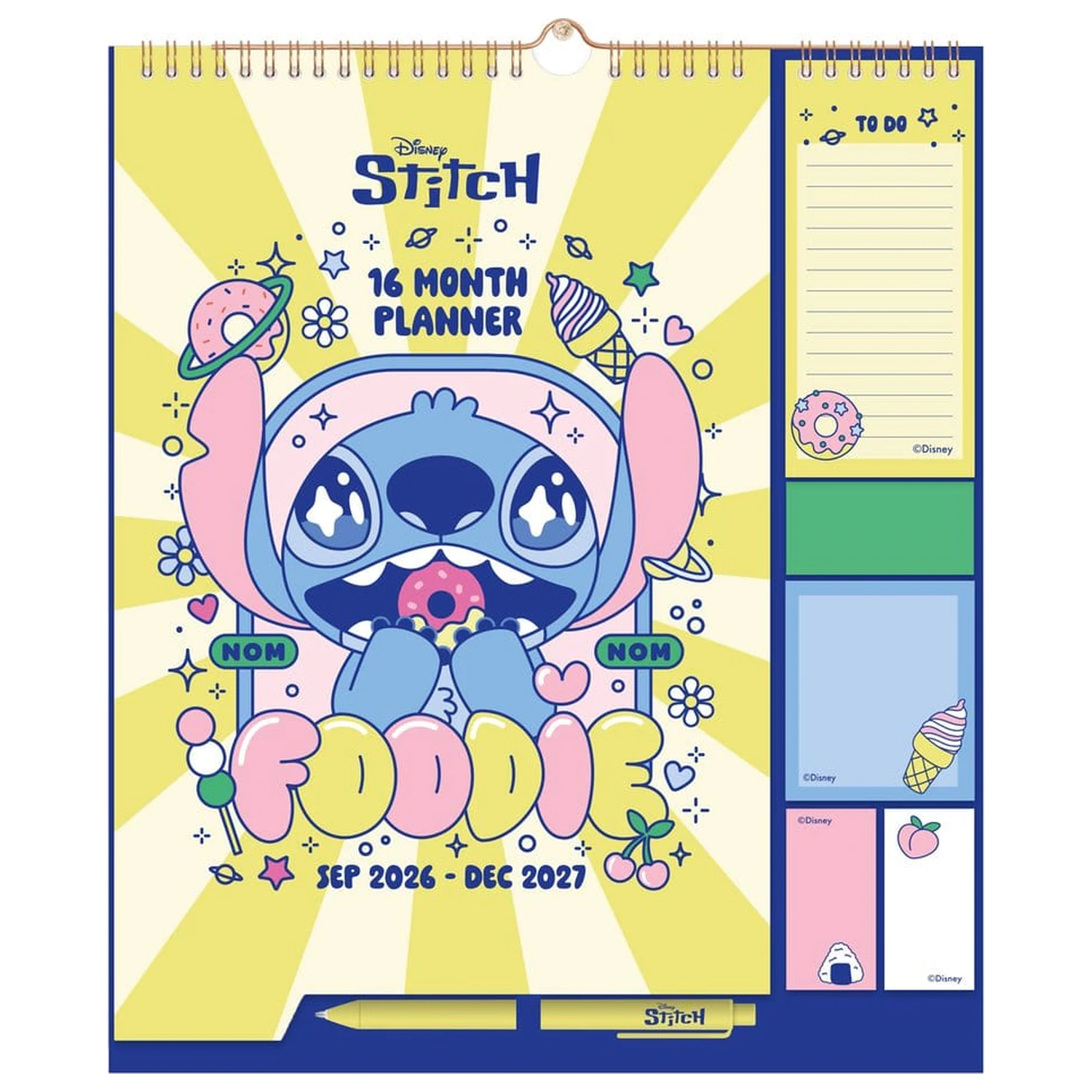 Disney Stitch Zidni planer 2026/27 30 x 34 cm fotografija proizvoda