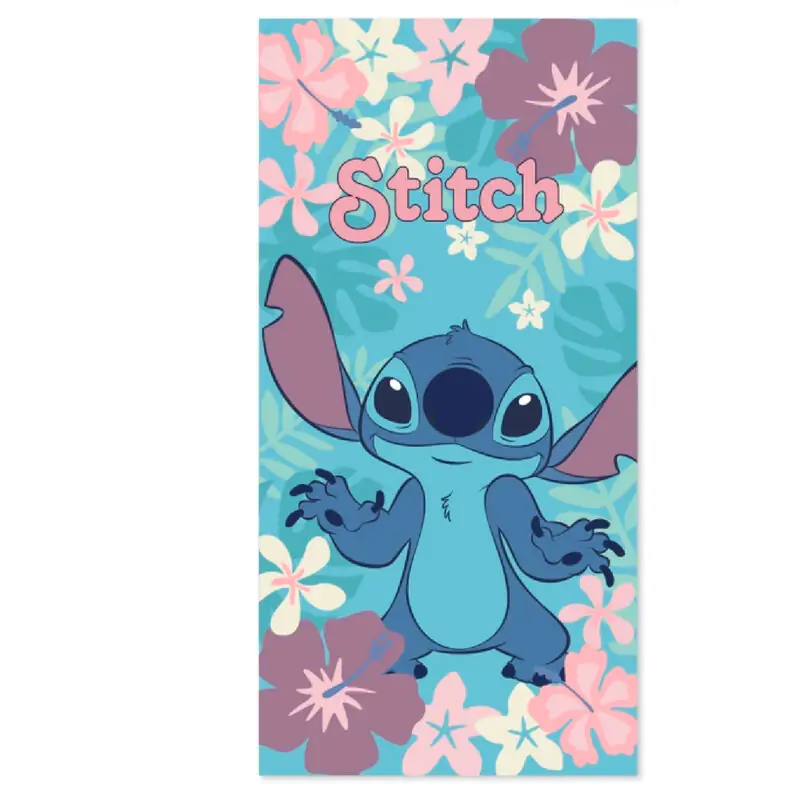 Disney Stitch Flowers pamučni ručnik za plažu fotografija proizvoda