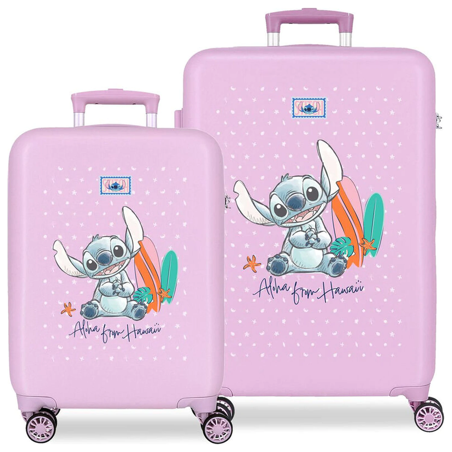Disney Stitch From Hawai ABS 2-dijelni set kofera s kotačima 55/65cm fotografija proizvoda