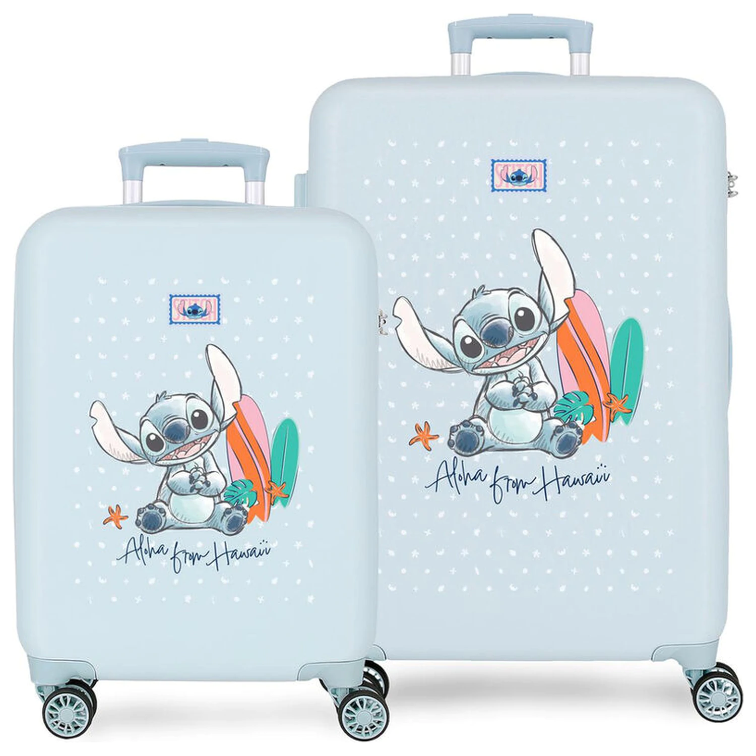 Disney Stitch From Hawai ABS dvodijelni set putnih kofera 55/65cm fotografija proizvoda
