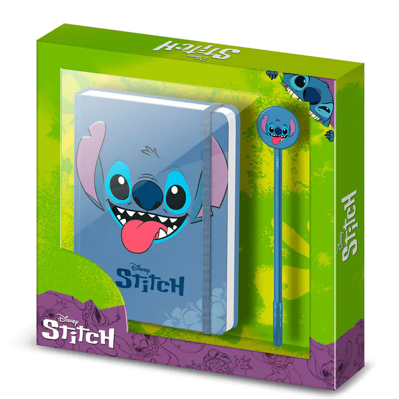 Disney Stitch dnevnik + set kemijske olovke fotografija proizvoda