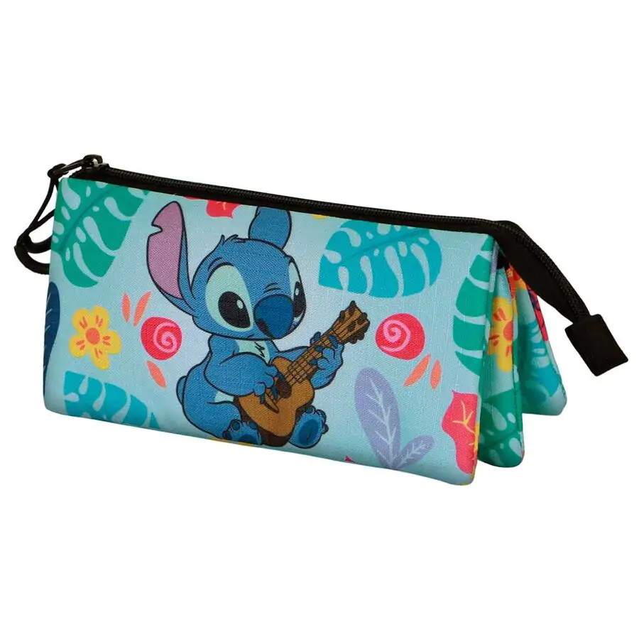 Disney Stitch Guitar trostruka pernica fotografija proizvoda