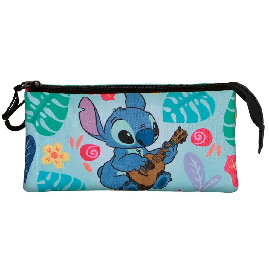 Disney Stitch Guitar trostruka pernica fotografija proizvoda