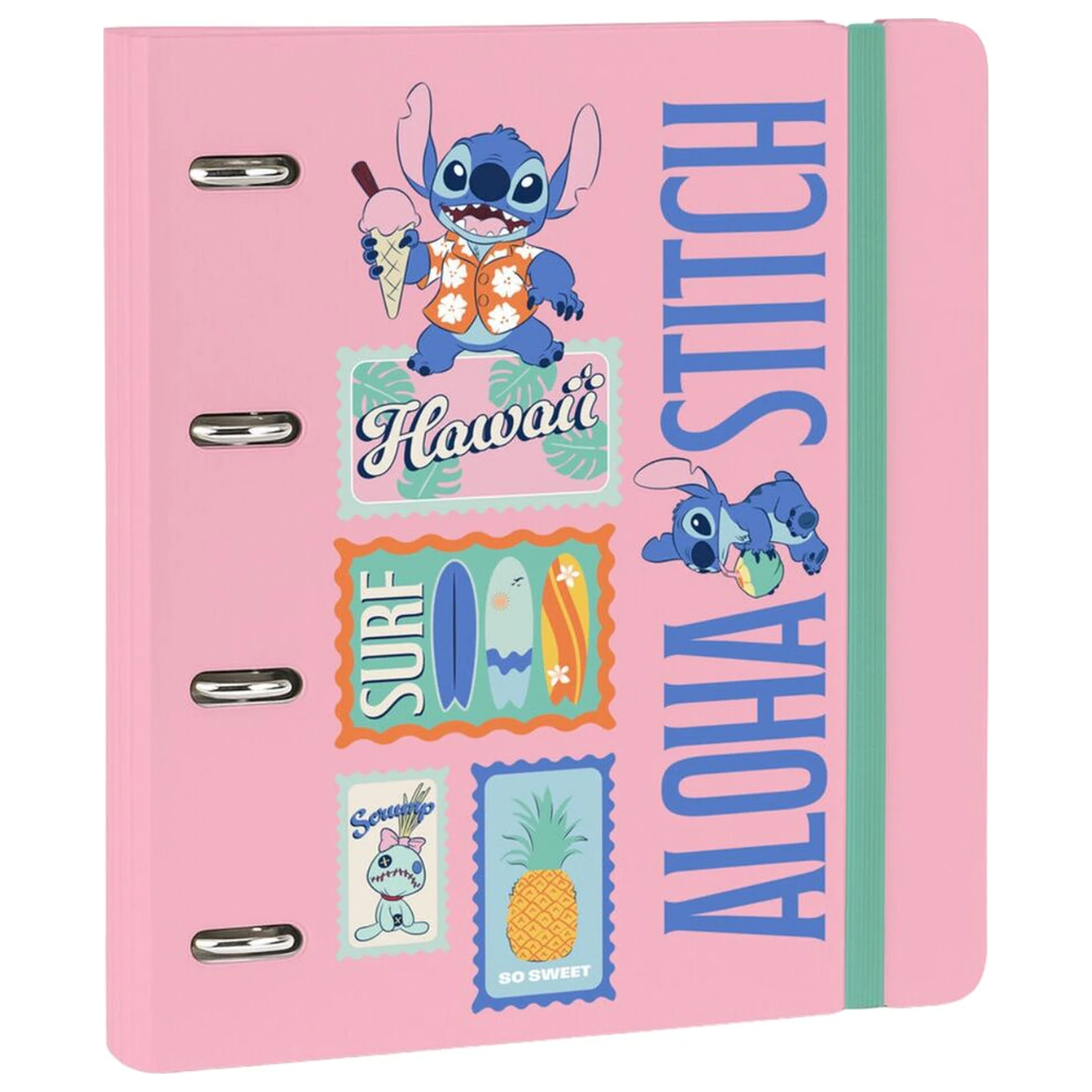 Disney Stitch fascikl s 4 prstena fotografija proizvoda