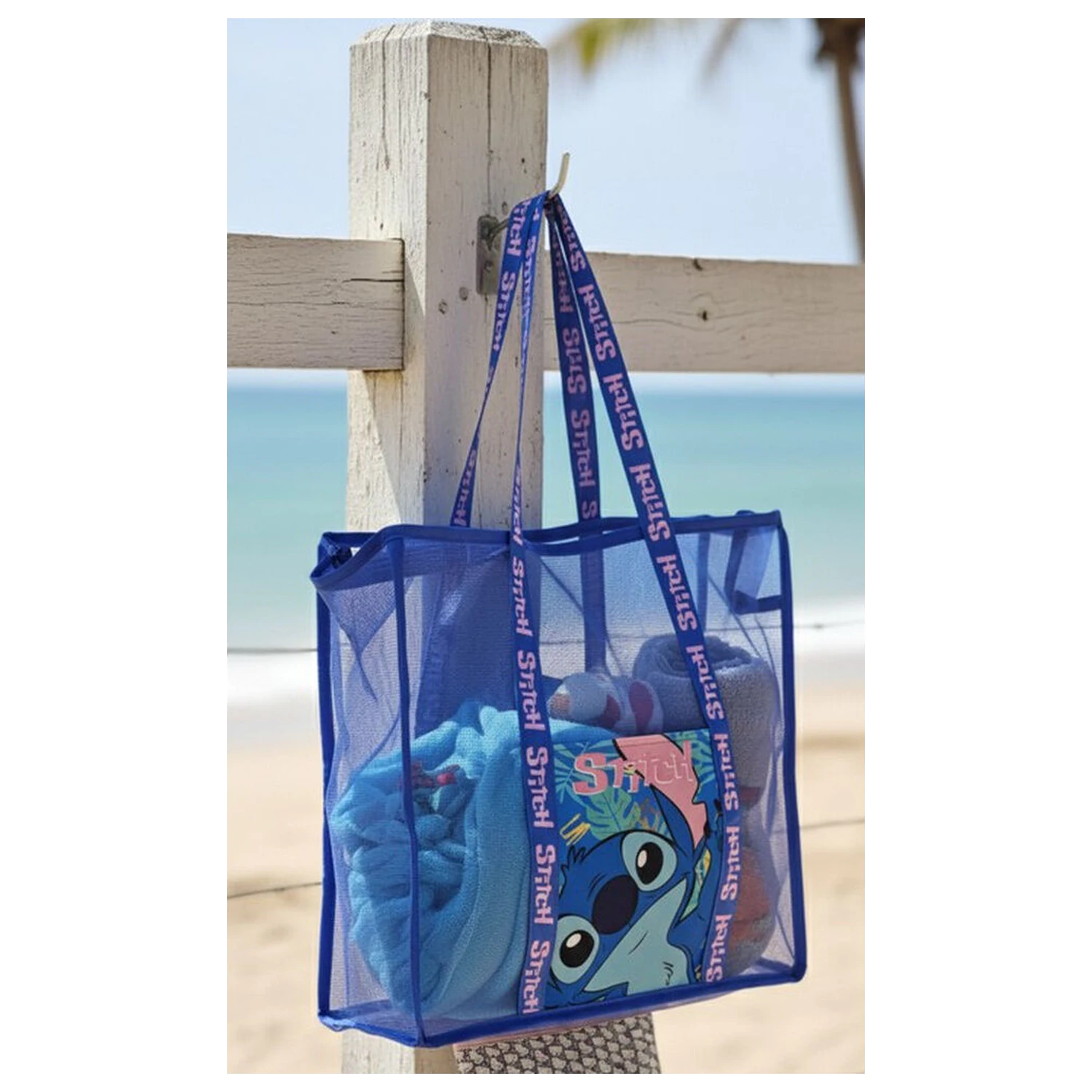 Disney Stitch mrežasta torba za plažu fotografija proizvoda