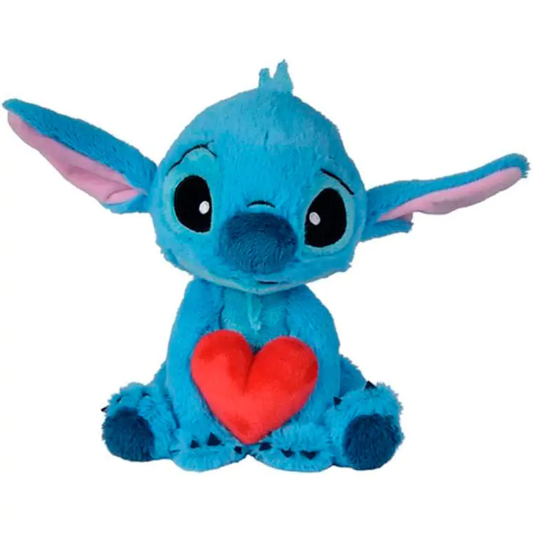 Disney Stitch plišana igračka srce 25cm fotografija proizvoda