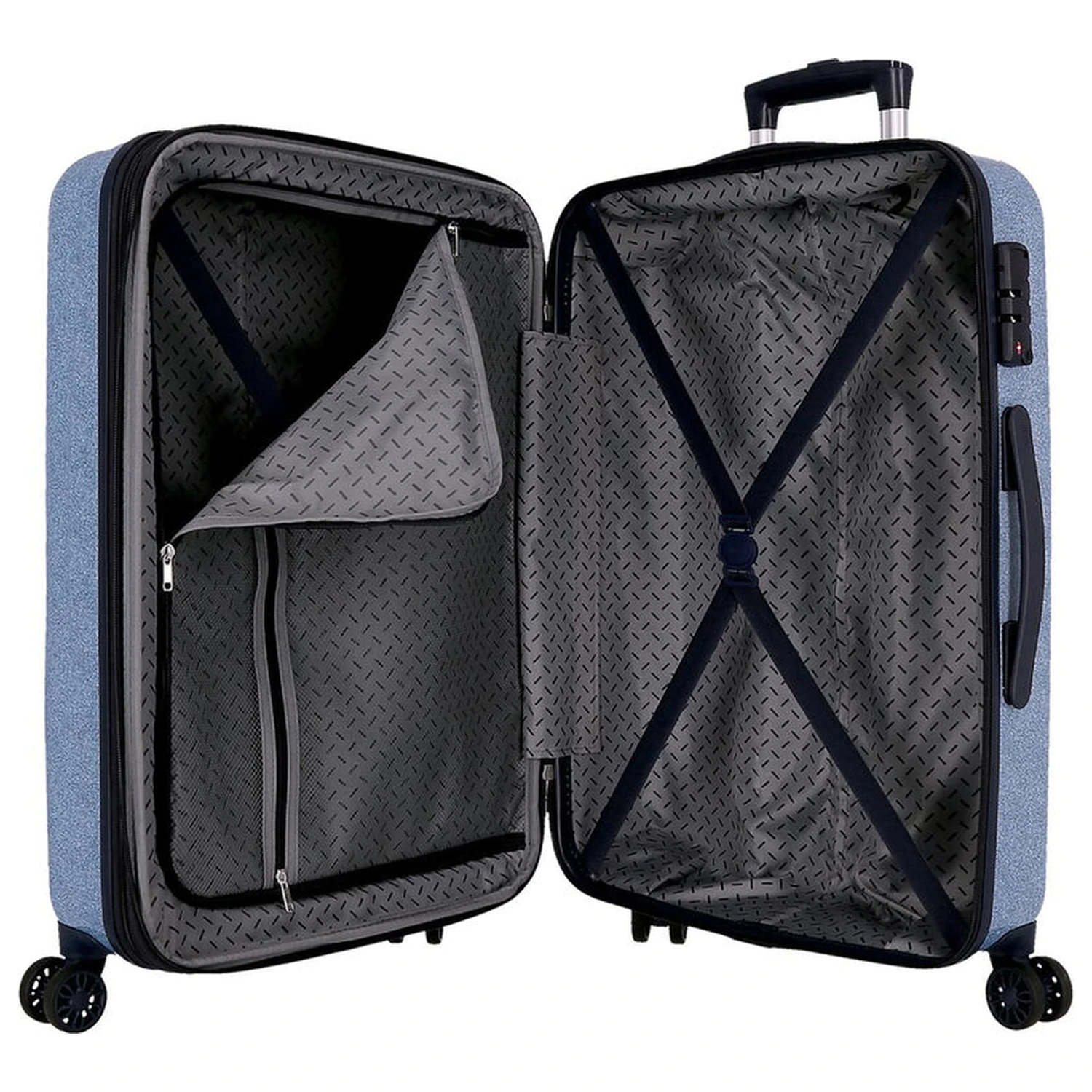 Disney Stitch Hearts ABS 2-dijelni set putnih kofera 55/65cm fotografija proizvoda