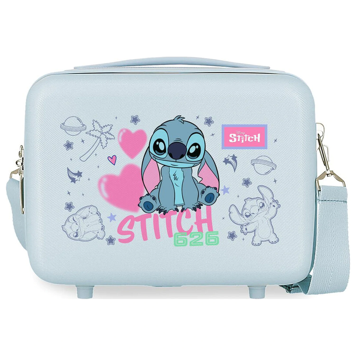 Disney Stitch Hearts ABS prilagodljiva kozmetička torbica 29cm fotografija proizvoda