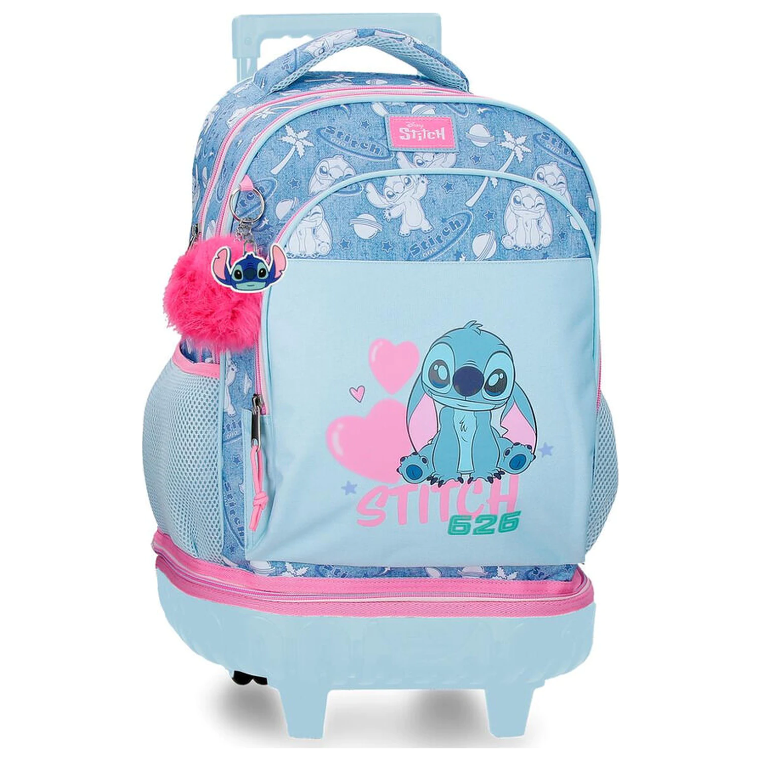 Disney Stitch Hearts rastezljiva kompaktna kolica 43cm fotografija proizvoda