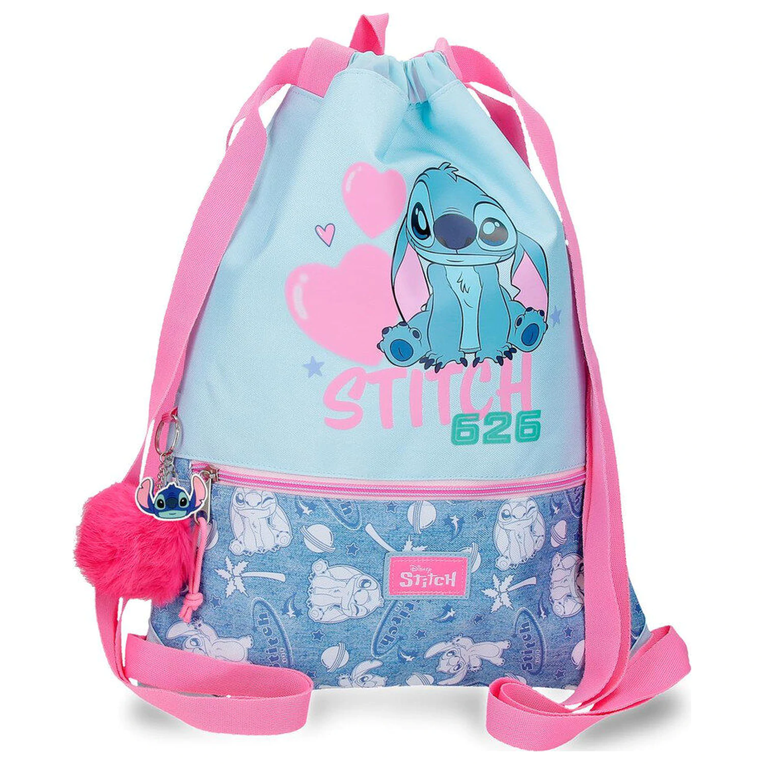 Disney Stitch Hearts sportska torba 46cm fotografija proizvoda