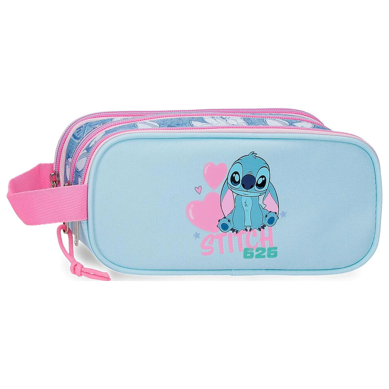 Disney Stitch Hearts trostruka kozmetička torbica fotografija proizvoda