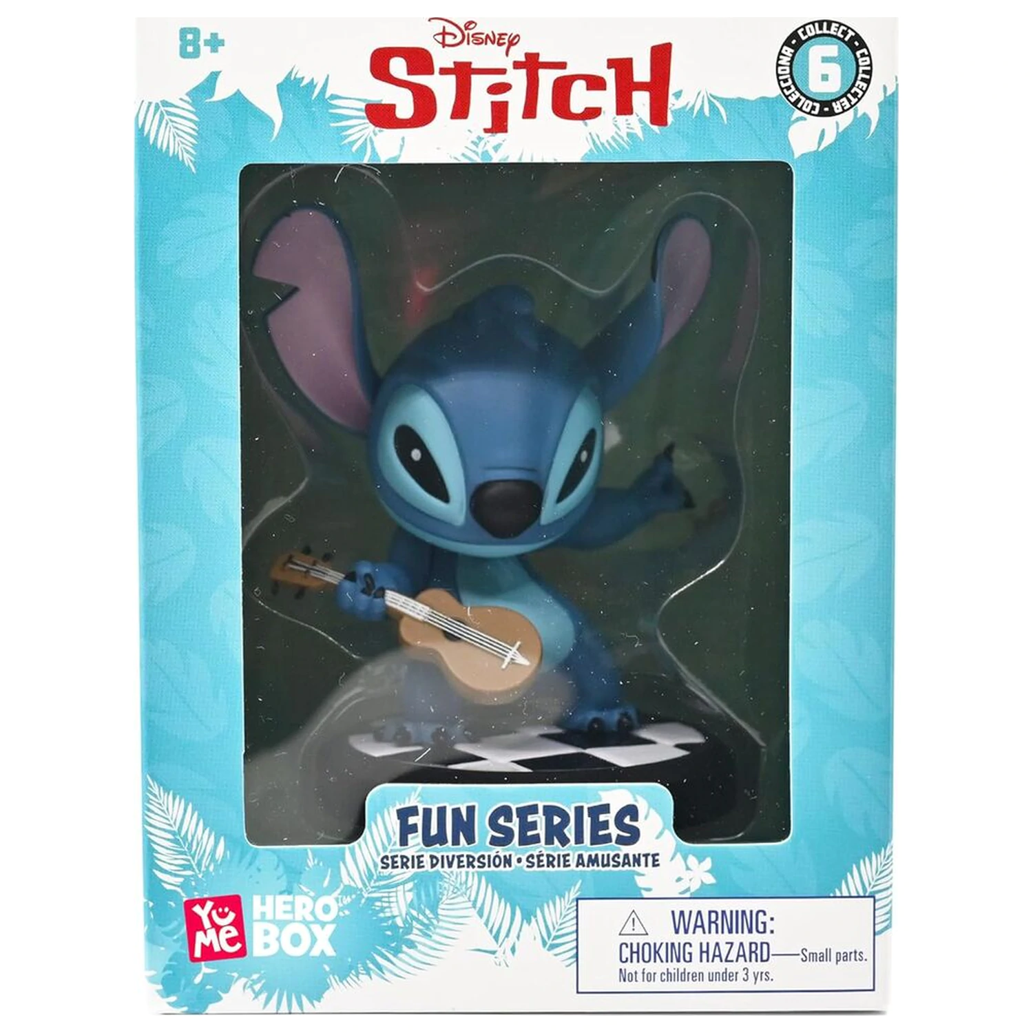 Disney Stitch Hero Box Guitarist Stitch figura 8cm fotografija proizvoda