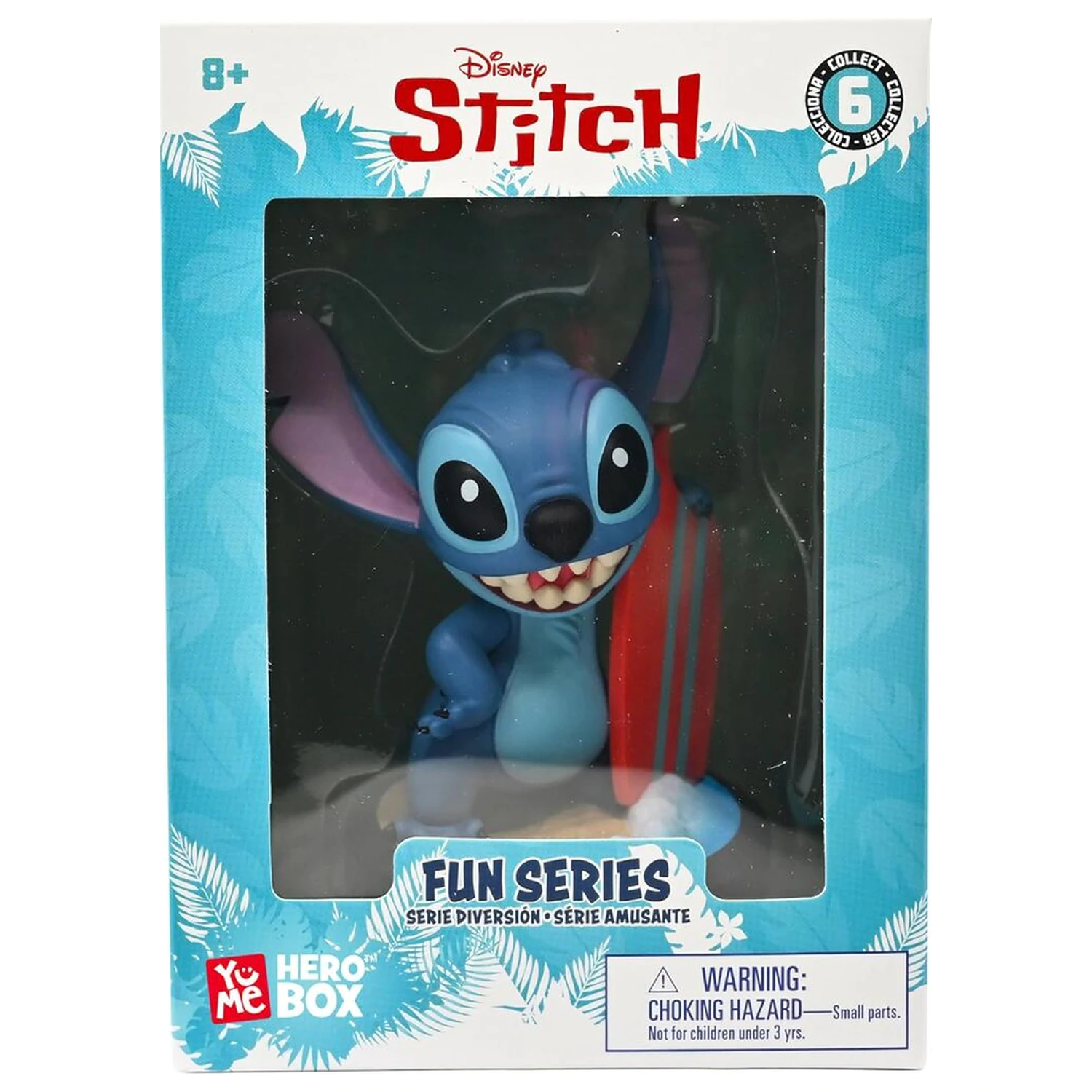 Disney Stitch Hero Box Surfer Stitch figura 8cm fotografija proizvoda