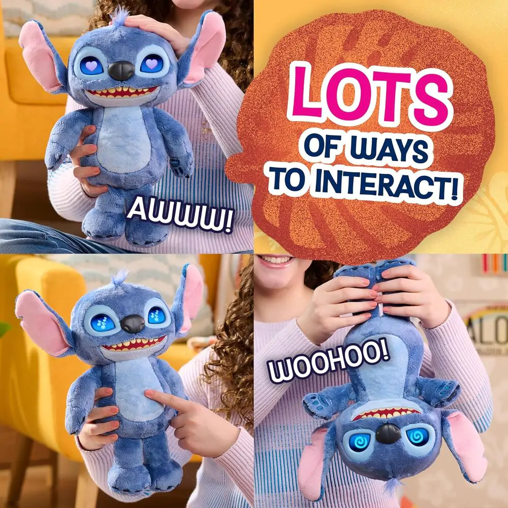 Disney Stitch interaktivna plišana igračka 30 cm fotografija proizvoda