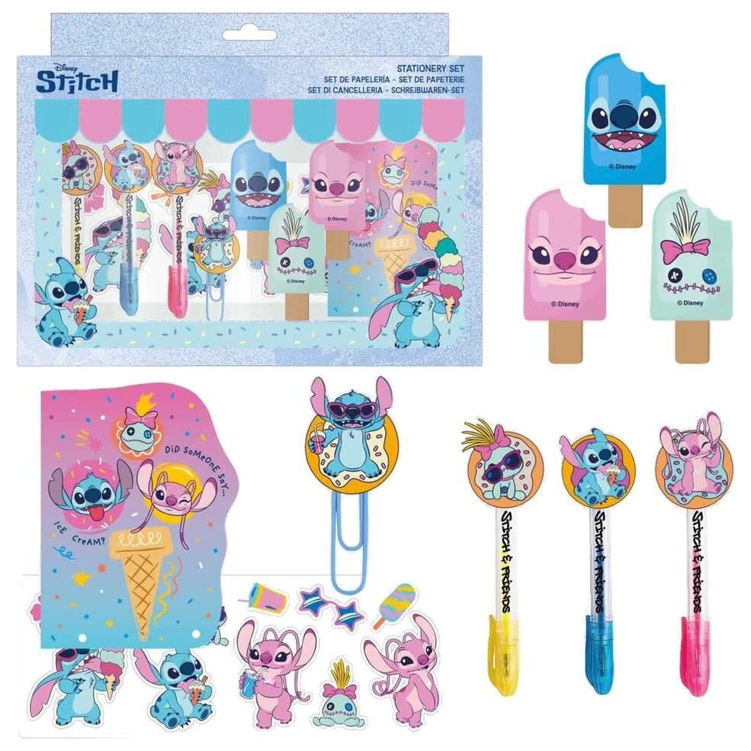 Disney Stitch pisaći pribor komplet fotografija proizvoda