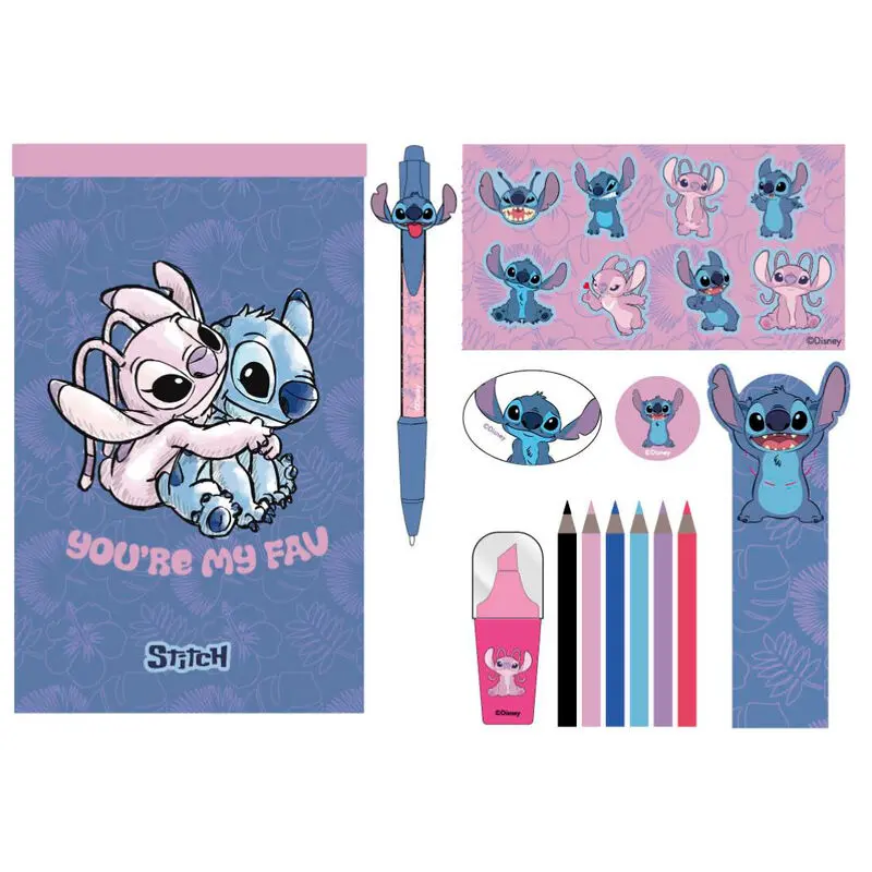 Disney Stitch set uredskog materijala fotografija proizvoda