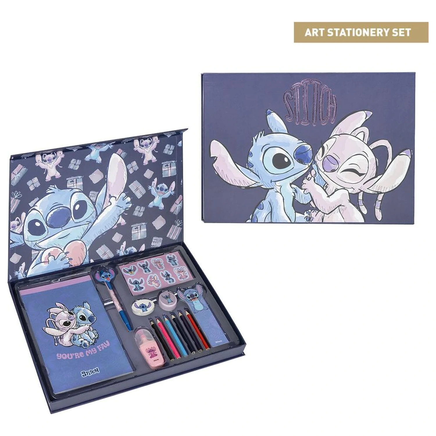 Disney Stitch set uredskog materijala fotografija proizvoda