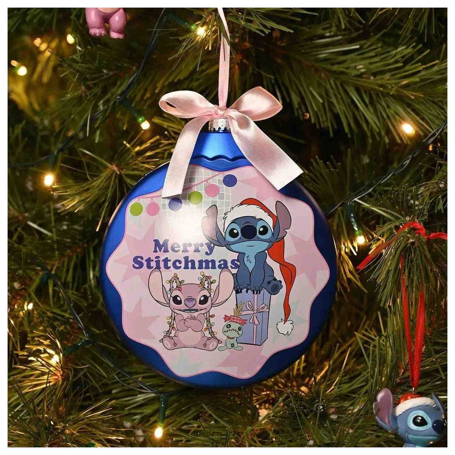 Disney Stitch božićna kuglica fotografija proizvoda