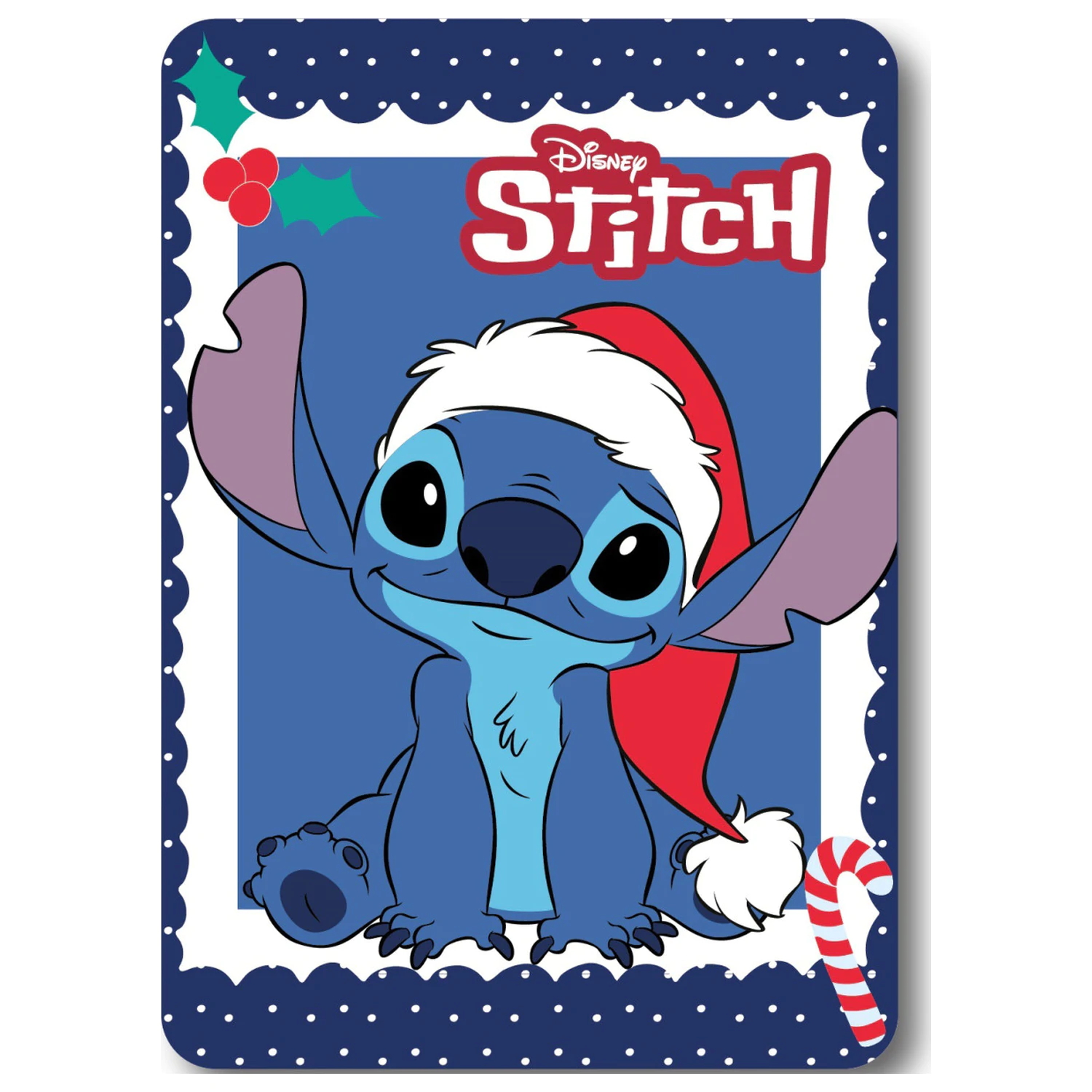 Disney Stitch božićna deka od flisa fotografija proizvoda