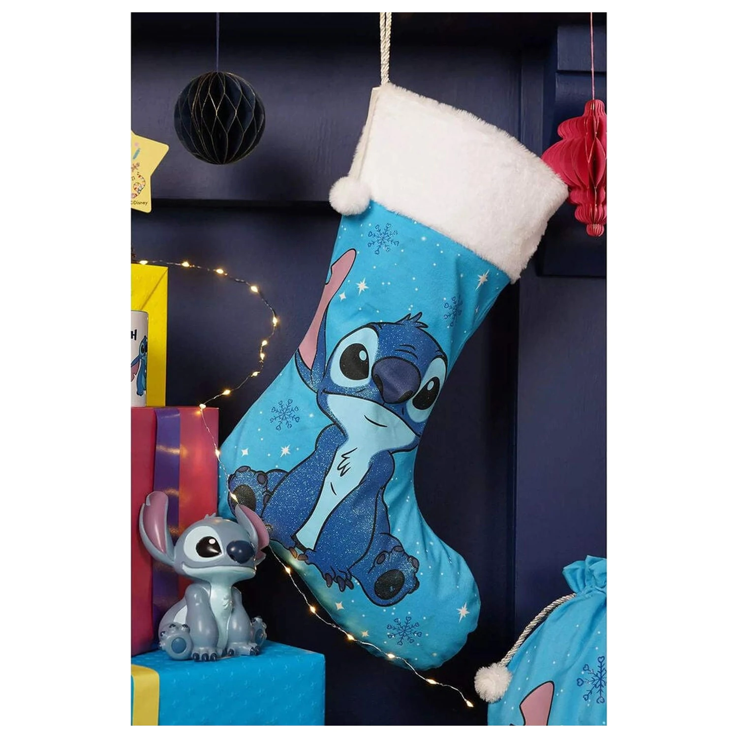 Disney Stitch božićna čarapa fotografija proizvoda