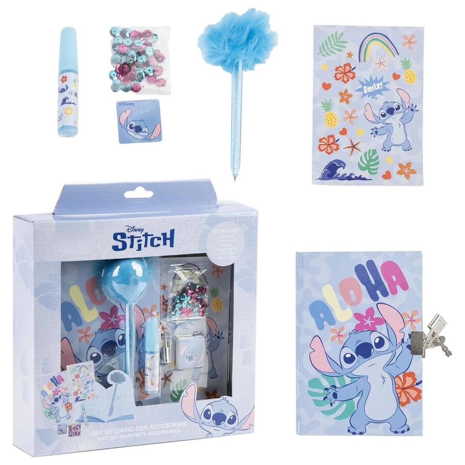 Disney Stitch Set Dnevnika fotografija proizvoda